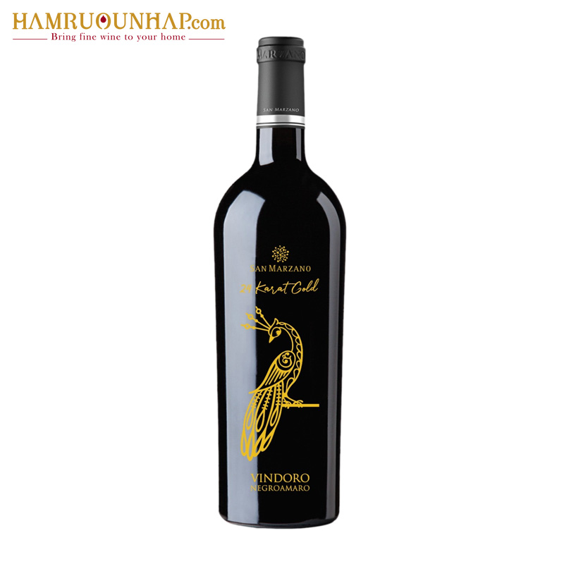 Rượu Vang Đỏ Vindoro Gold (24 Karat Gold)