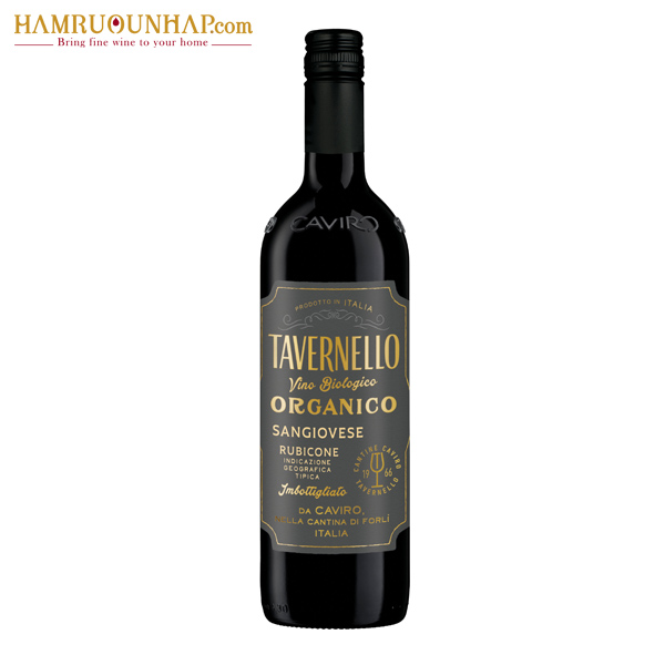 Rượu vang đỏ Tavernello Organico Sangiovese Rubicone | HẦM RƯỢU NHẬP