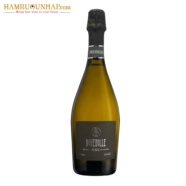 Rượu vang sủi Sparkling Tavernello Novebolle Romagna Spumante Extra Dry | HẦM RƯỢU NHẬP