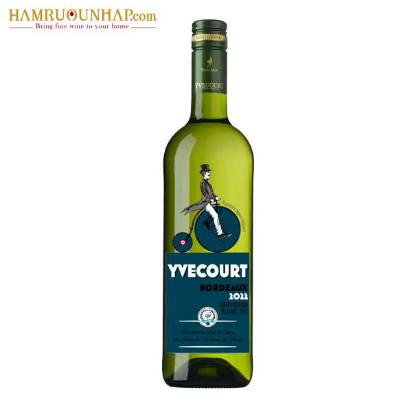 Rượu Vang Trắng Yvecourt Bordeaux Blanc 2022