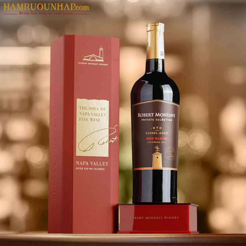 Rượu Vang Mỹ Robert Mondavi Private Selection Rye Barrel Aged Red Blend