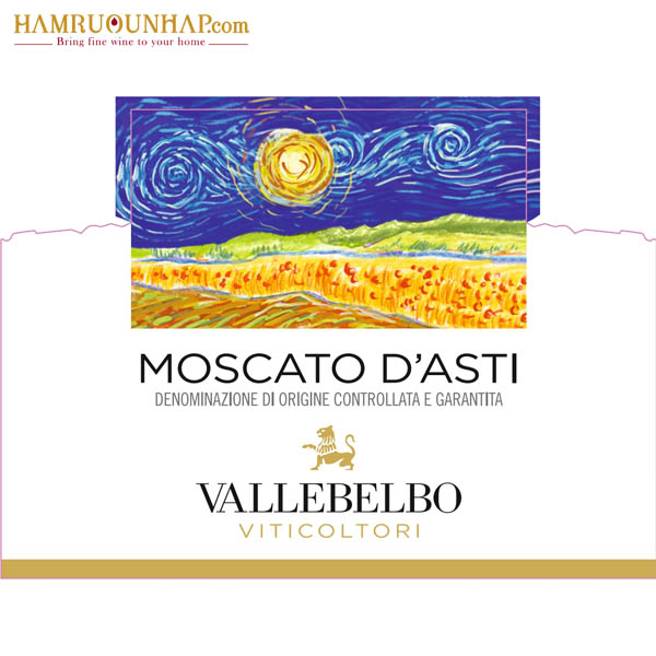 Rượu Vang Ngọt Vallebelbo Moscato D'asti