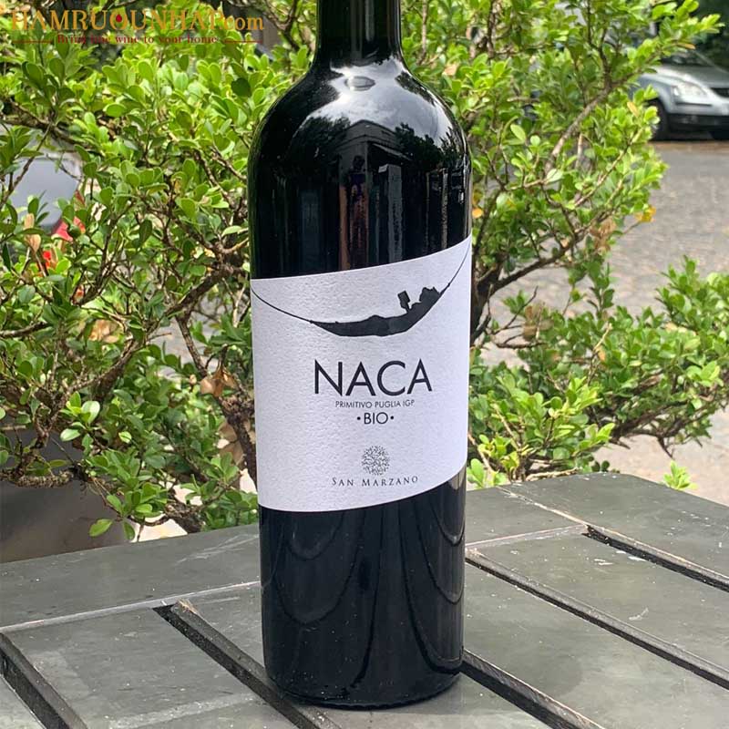 Rượu Vang Ý Naca Primitivo Puglia IGP BIO