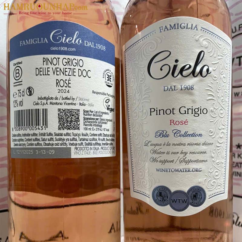 Cielo Pinot Grigio Rosé