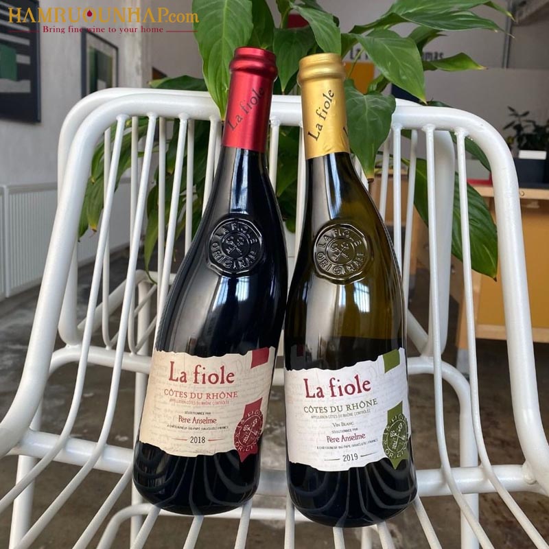 La Fiole Côtes Du Rhône Blanc Père Anselme