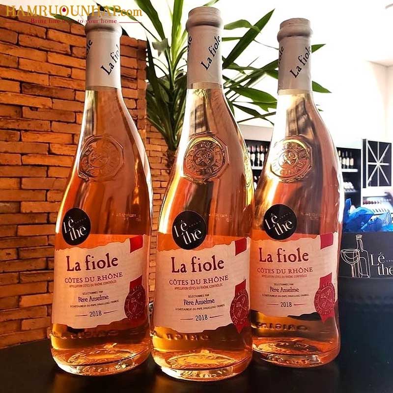 La Fiole Côtes Du Rhône Rosé Père Anselme